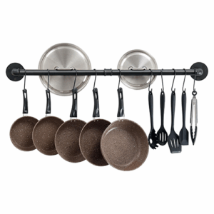 4 Rack de Pared con Ganchos – Organizador Multifuncional